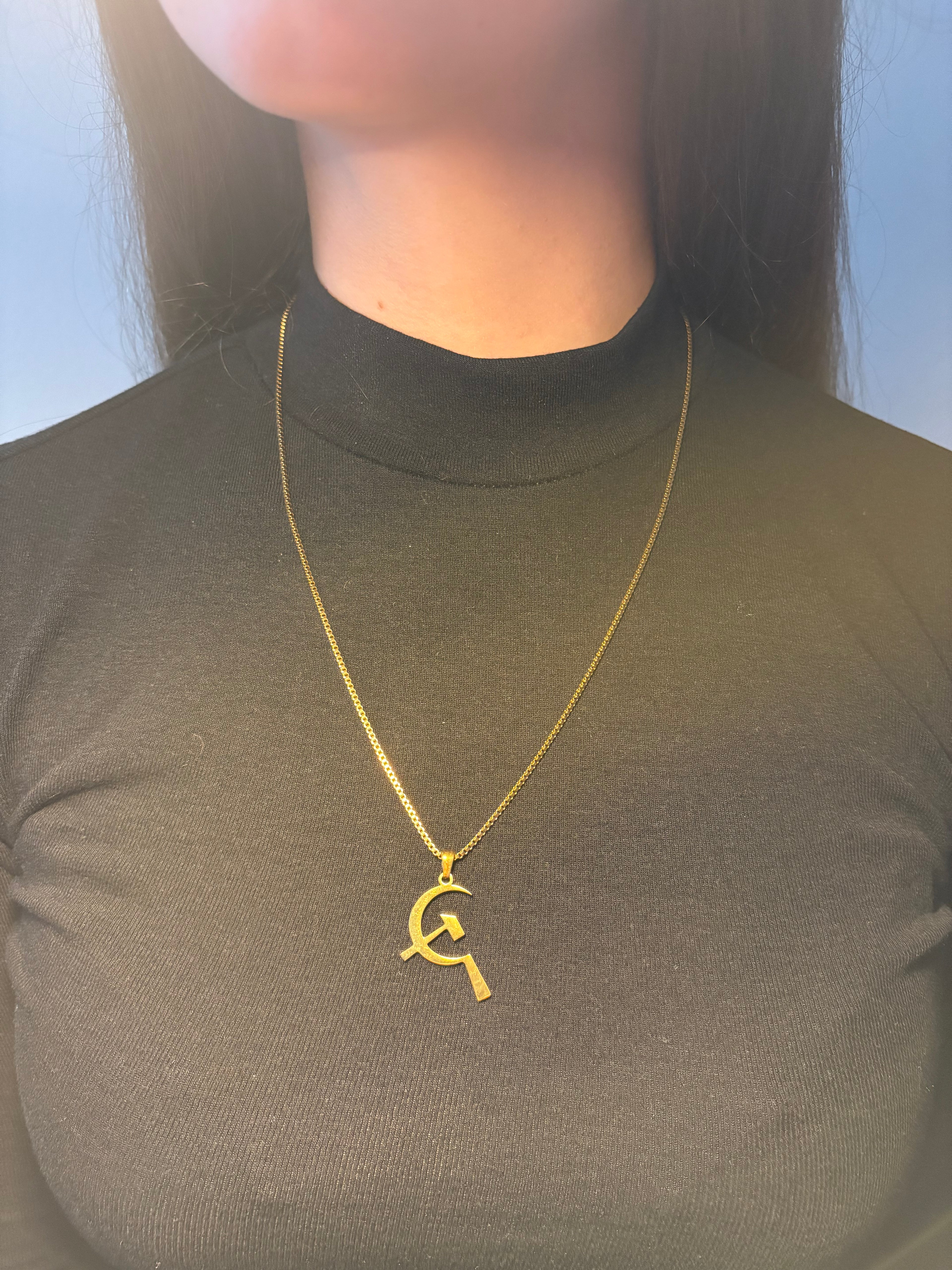 Hammer und Sichel Halskette